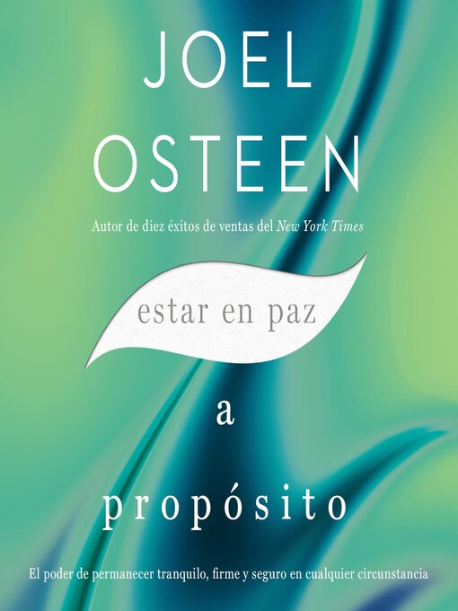 Title details for Estar en paz a propósito by Joel Osteen - Available